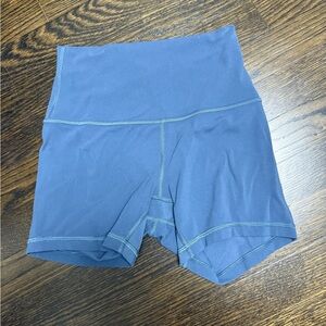 lululemon athletica light blue Athletic Shorts short inseam
